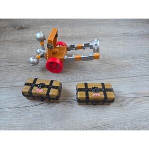 Fisher-Price Great Adventures Battering Ram‎ & 2 Treasure Chests Vintage 2001